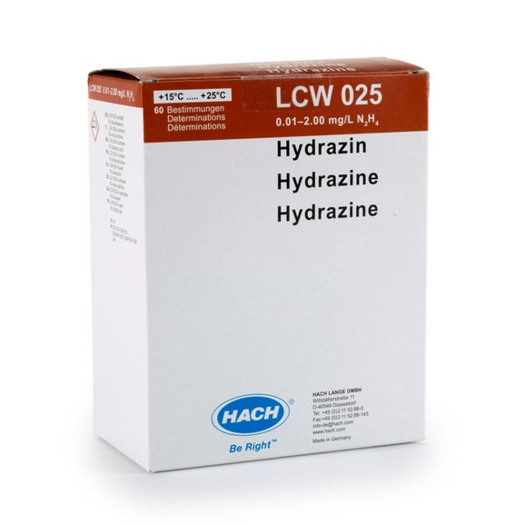 Hydrazine reagent set 0.01 - 2.0 mg/L N₂H₄