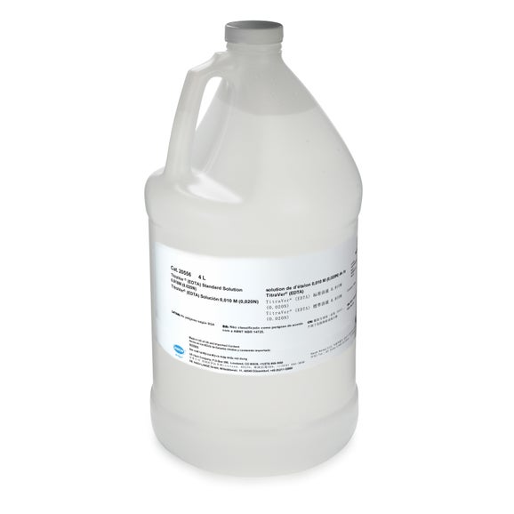 EDTA standard solution, 0.0200N,  4L