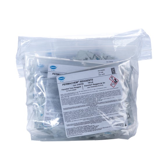 Reagent powder pillows, FerroVer iron, 10 mL, pk/1000