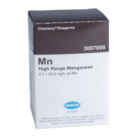HR Manganese Chemkey® Reagents (box of 25)