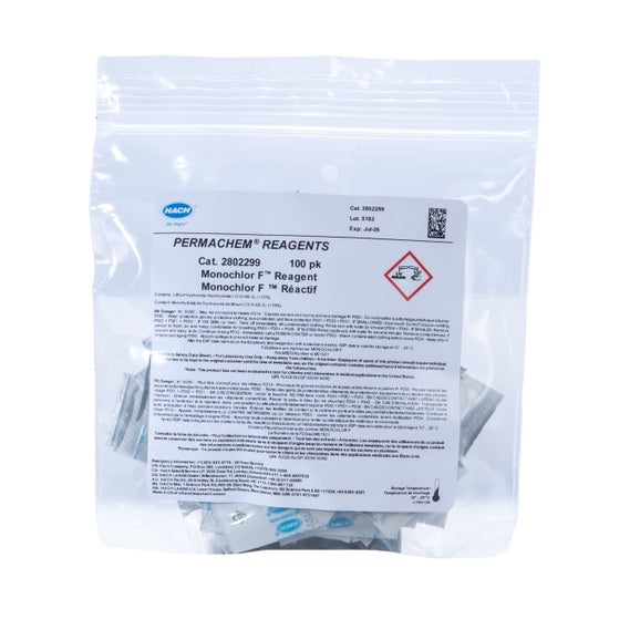 Monochlor F Reagent Powder Pillows, pk/100