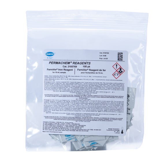 Iron Reagent Powder Pillows, 0.02-3.00 mg/L Fe