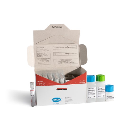 Phosphate (Ortho/Total) cuvette test, 2-20 mg/L, for AP3900 Laboratory Robot