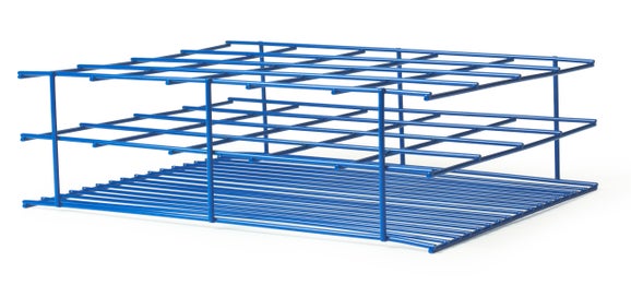 Bottle rack, plastic-coated, 20 compartments