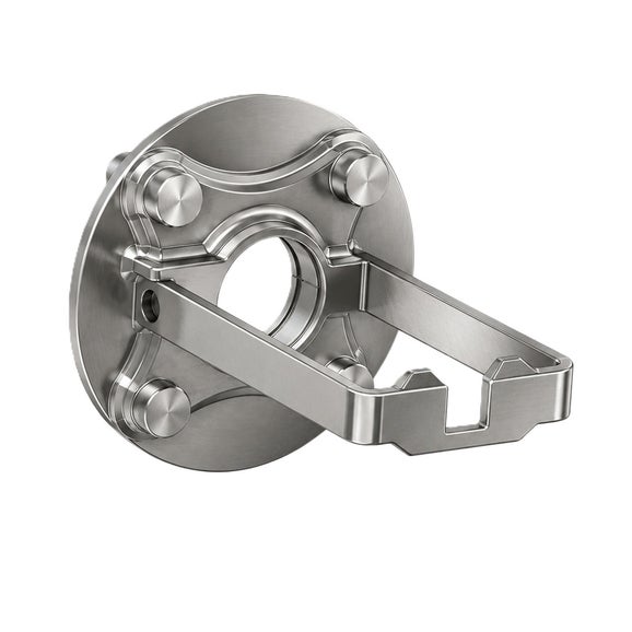 Installation armature, inline fitting, stainless steel, for Solitax inline sc and Solitax highline sc, Pmax <1 bar (14 PSI)