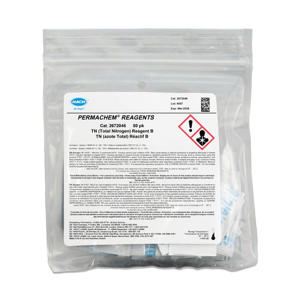Total Nitrogen Reagent B Powder Pillows, pk/50