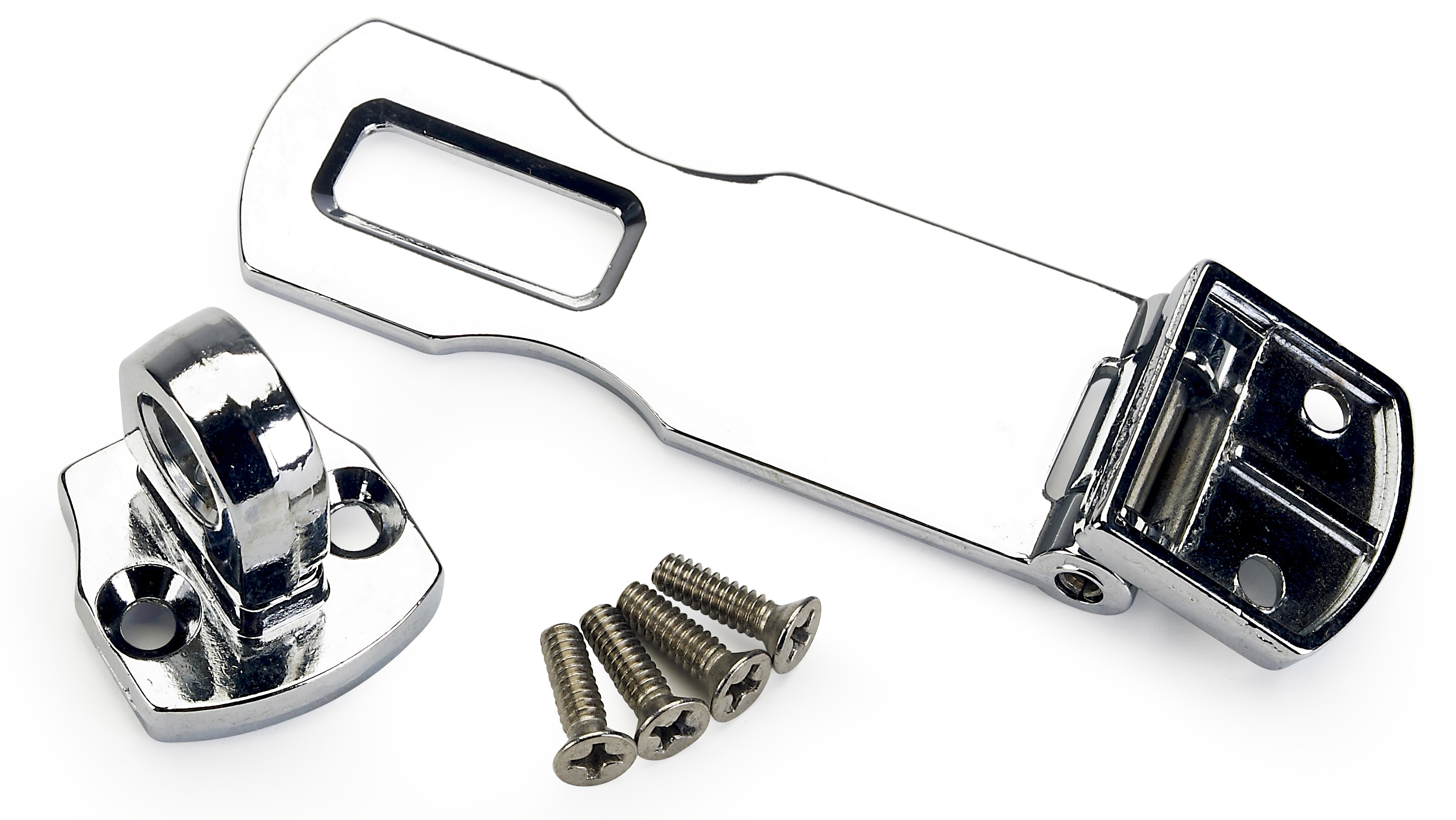 Lockable Hasp for Refrigerator Cabinet