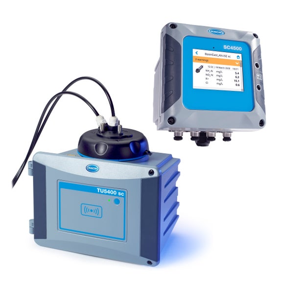 TU5400sc Ultra-High Precision Low Range Laser Turbidimeter,&nbsp;EPA Version, System&nbsp;Check,&nbsp;RFID,&nbsp;Flow,&nbsp;with SC4500&nbsp;Controller