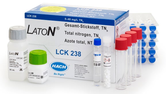 Laton Total Nitrogen cuvette test 5-40 mg/L TN, 25 tests