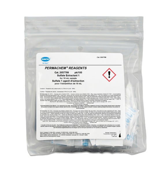Sulfate Extractant 1 Powder Pillows, pk/100