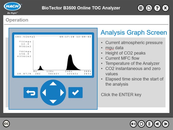 How to work with the BioTector B3500 Process TOC Analyzer Online Course