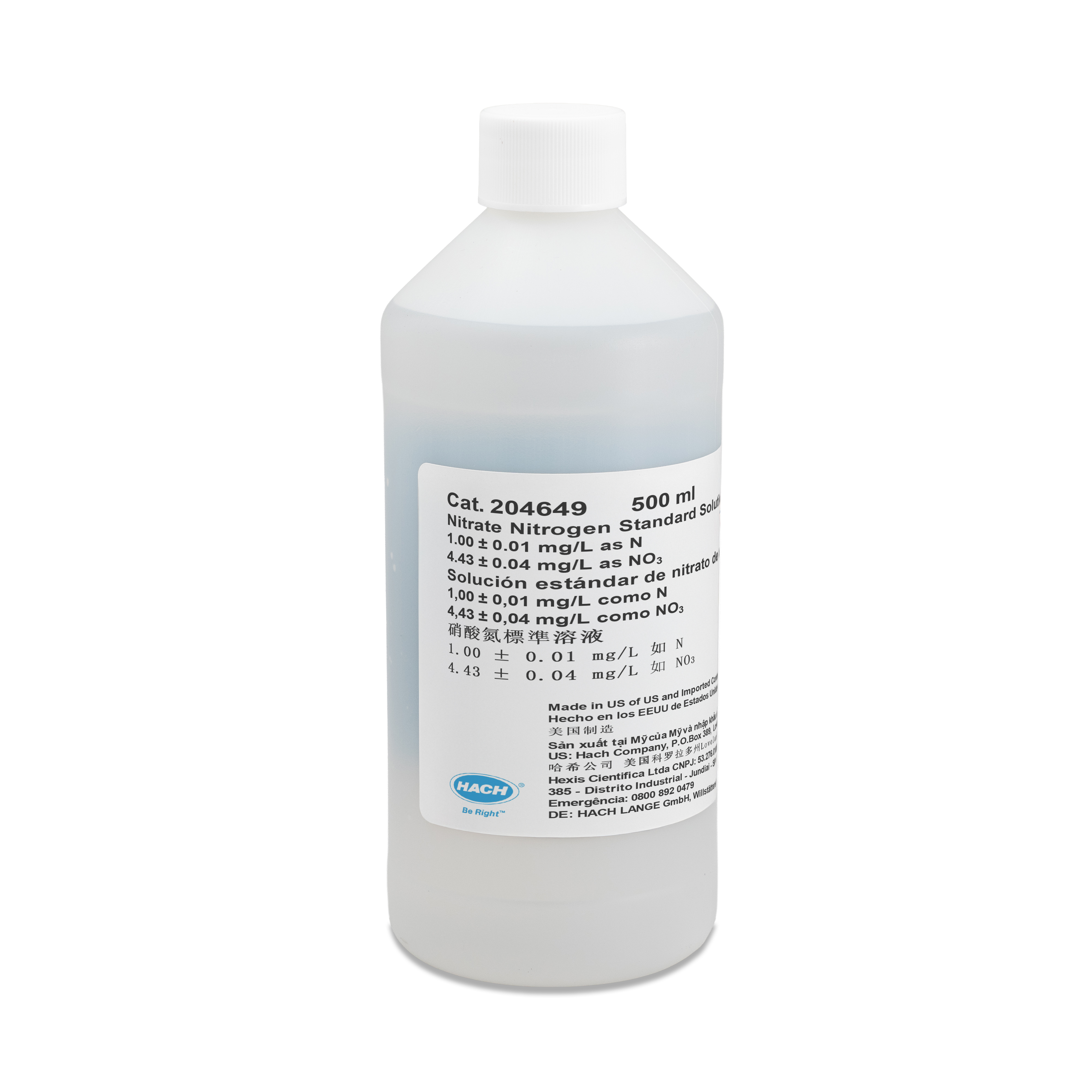 Phosphate standard solution, 1 mg/L PO₄ , 500 mL