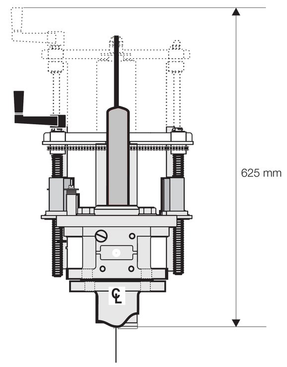 Stainless steel safety armature for Solitax inline sc and Solitax highline sc