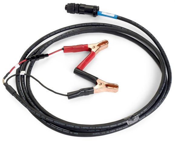 External battery cable for 12V deep cycle marine battery