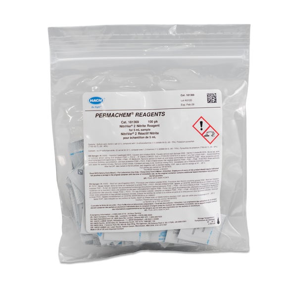 NitriVer 2 Nitrite Reagent PP, 5 mL, pk/100