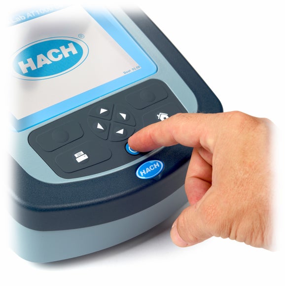 Easy to use push button operation of Hach AT1000 Automatic Titrator