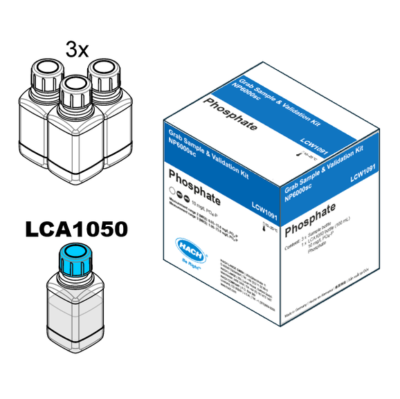 Grab sample & Validation Kit for NP6000sc Phosphate Analyser, 10 mg/L PO4-P