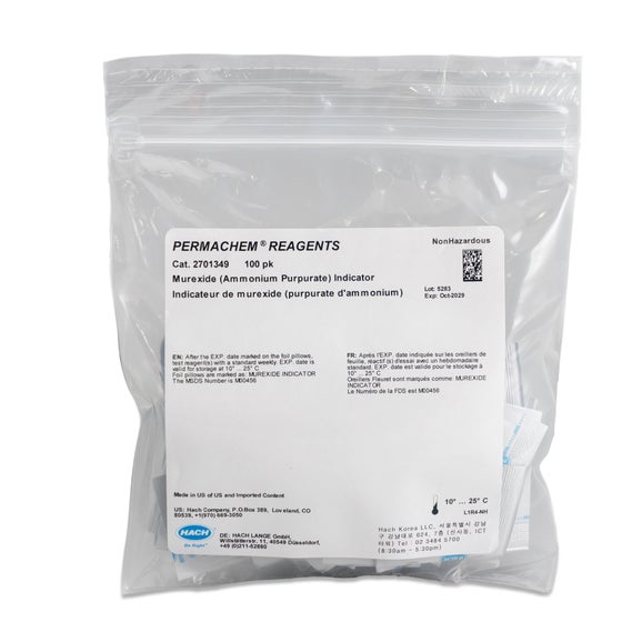 Murexide Indicator Powder Pillows, pk/100