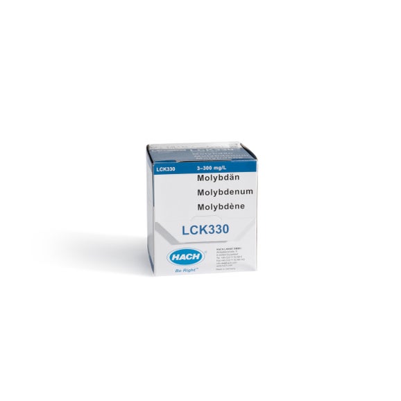 Molybdenum cuvette test 3-300 mg/L Mo, 24 tests