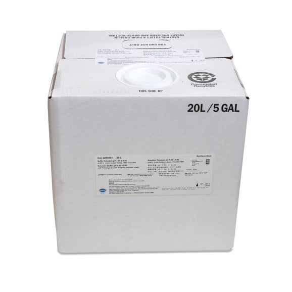 Buffer Solution, pH 7.00, Colour-coded Yellow, 20 L