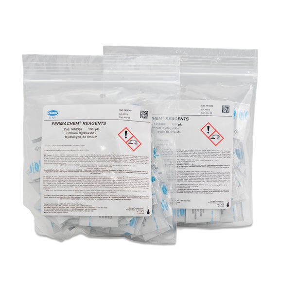 Lithium Hydroxide Powder Pillows, pk/100