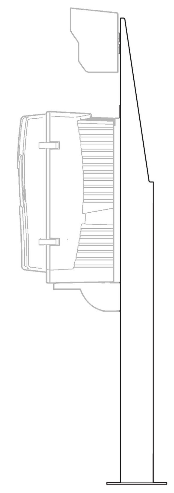 Stand mounting kit (1.7 m) for SC analyzer and SC controller