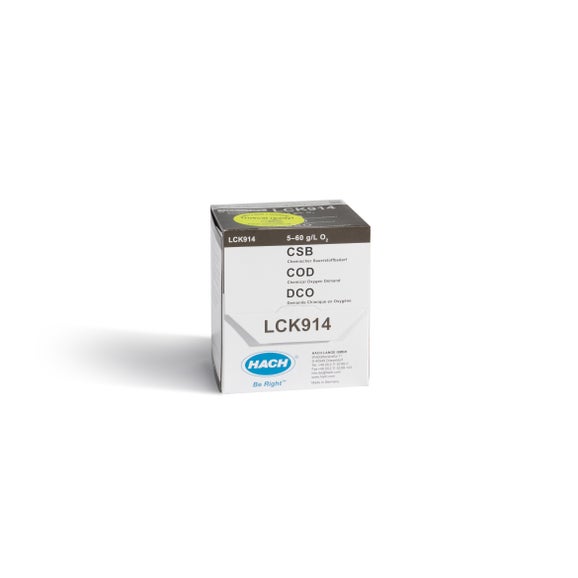 COD cuvette test 5-60 g/L O₂, 25 tests