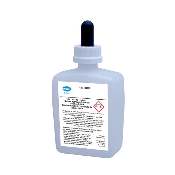 Sodium hydroxide standard solution, 1.000 N, 100 mL MDB