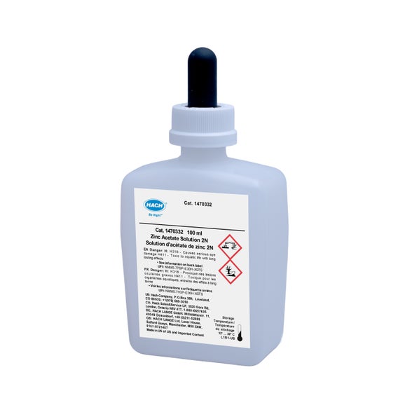 Zinc Acetate Solution, 2N, 100 mL MDB