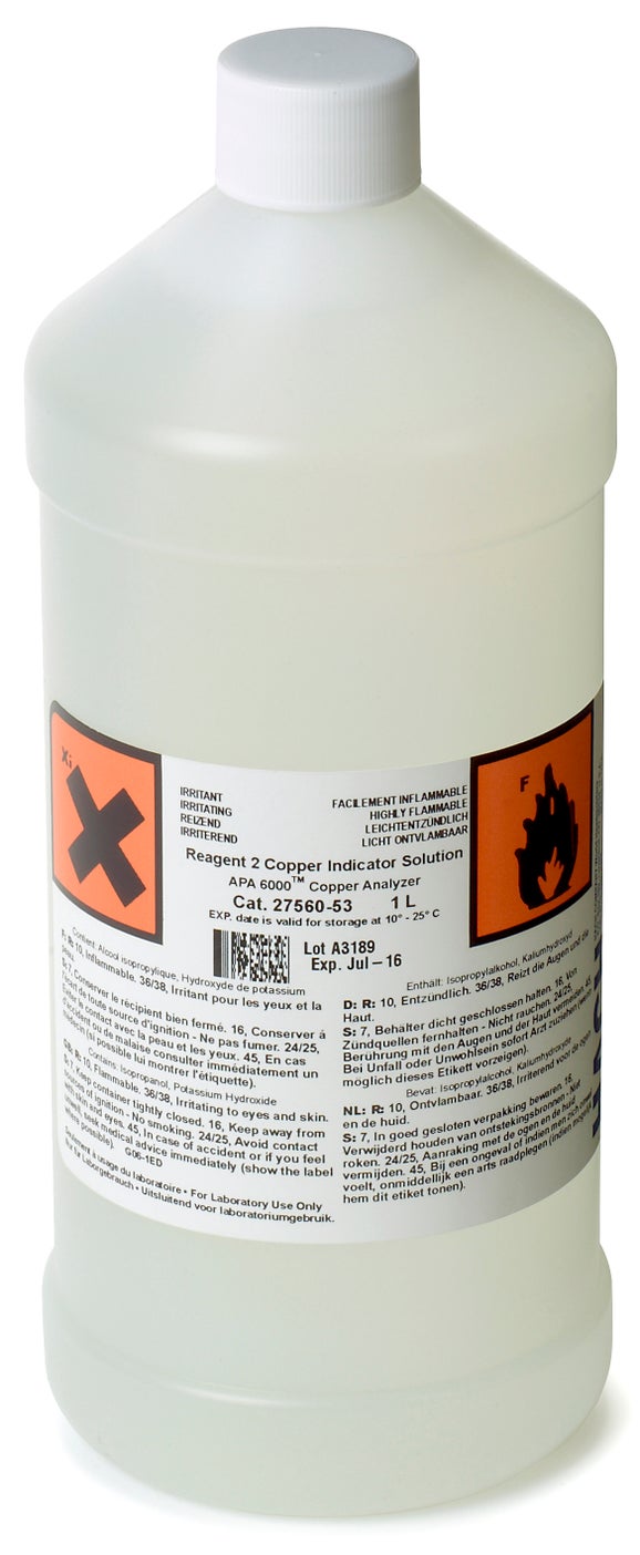 APA6000 Copper Reagent 2, Indicator, 1 L bottle