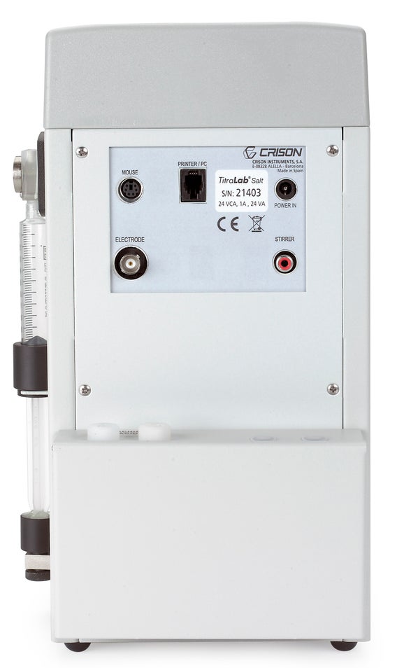 TitraLab Automatic titrator for salt content in brine