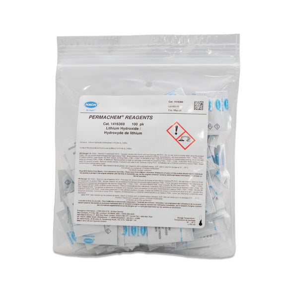 Lithium Hydroxide Powder Pillows, pk/100