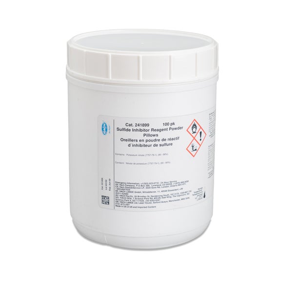 Sulfide Inhibitor Reagent Powder Pillows, pk/100