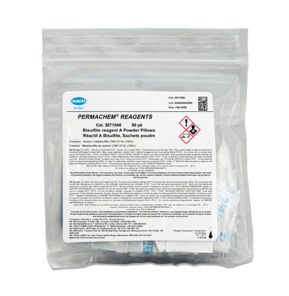 Total Nitrogen Reagent A Powder Pillows, pk/50