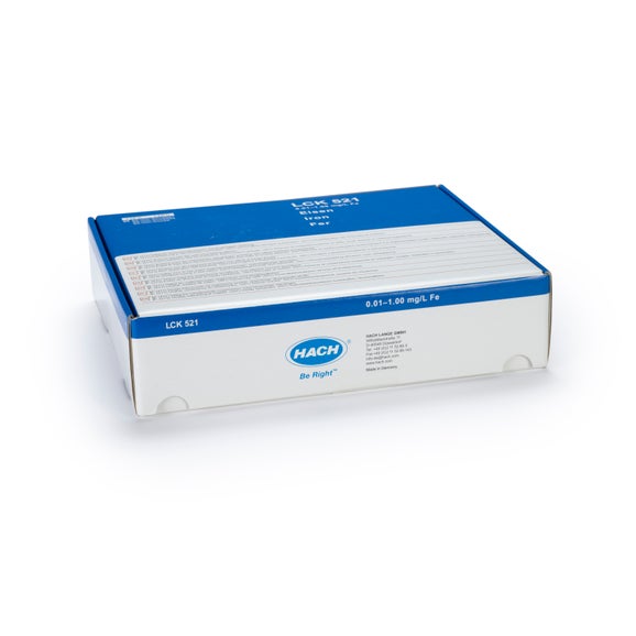 Iron trace cuvette test 0.01-1.0 mg/L Fe, 20 tests