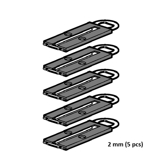 NT3100sc Wiper blade, 2 mm, pk/5
