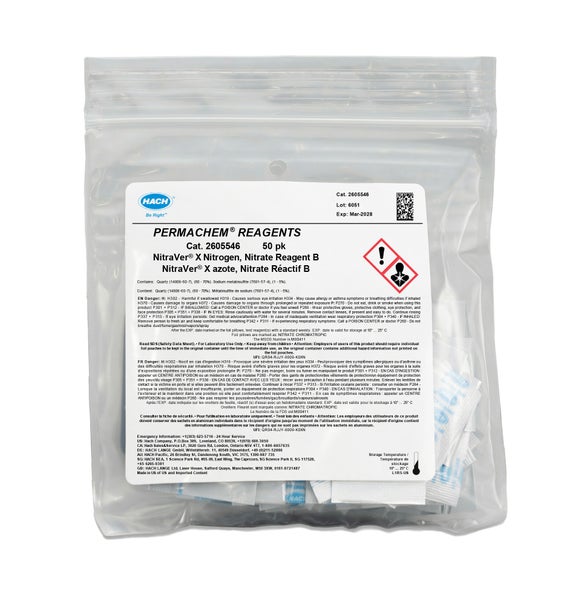 NitraVer X Reagent B Powdere Pillows, pk/50