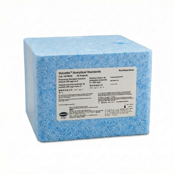 Potassium Standard Solution, 250 mg/L as K (NIST), pk/16 - 10 mL Voluette Ampules