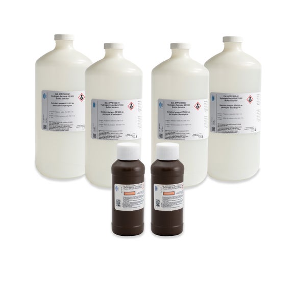 Reagent Kit for EZ1022 H₂O₂ Analyser, 4 L (2x buffer & colour solution, 2x DPD powder)