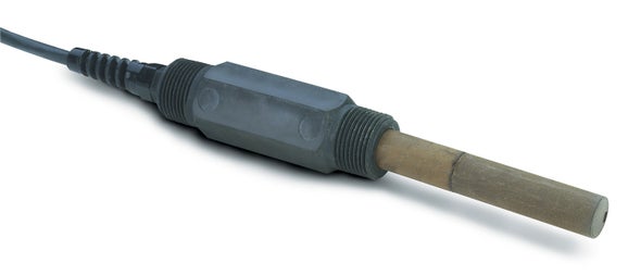 General Purpose Contacting Conductivity Sensor, PPS Body, High Conductivity (k=10.0)