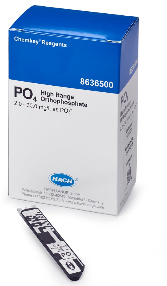 High Range Orthophosphate Chemkey Reagents (box of 25)