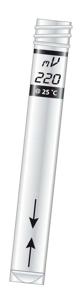 Printed tube for Redox calibration, 1 x 10 mL, for portable Sension+