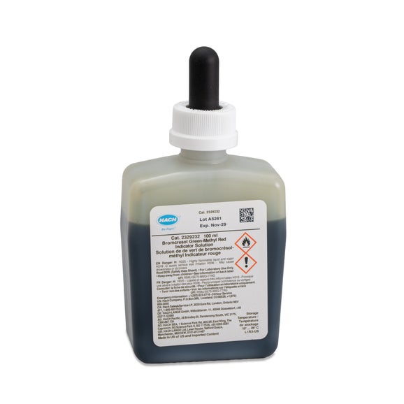 Bromcresol green-methyl red indicator solution, 100mL MDB