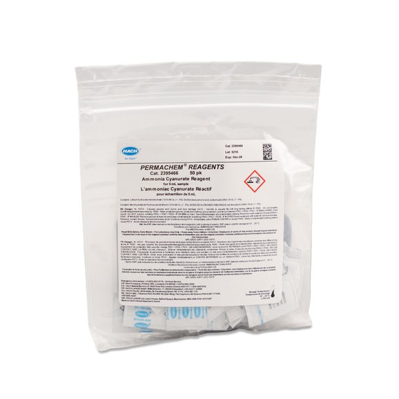 Ammonia Cyanurate Reagent Powder Pillows, 5 mL, pk/50