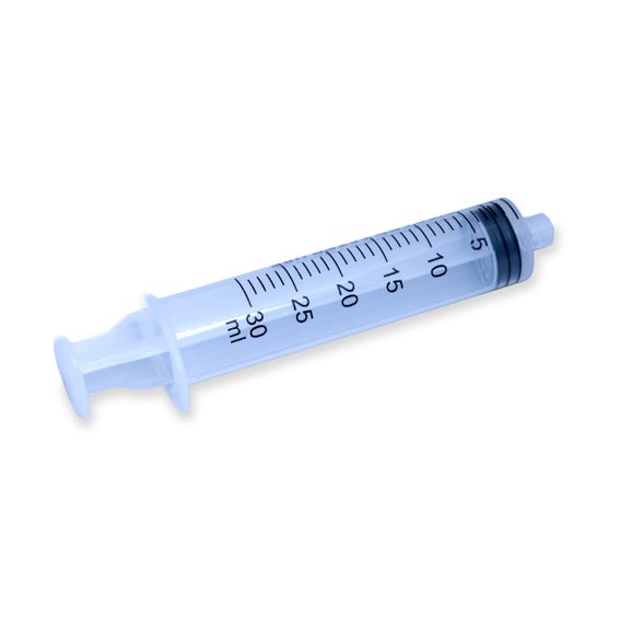 Syringe, non-sterile, Luer Lok, 30 mL, 1/pk
