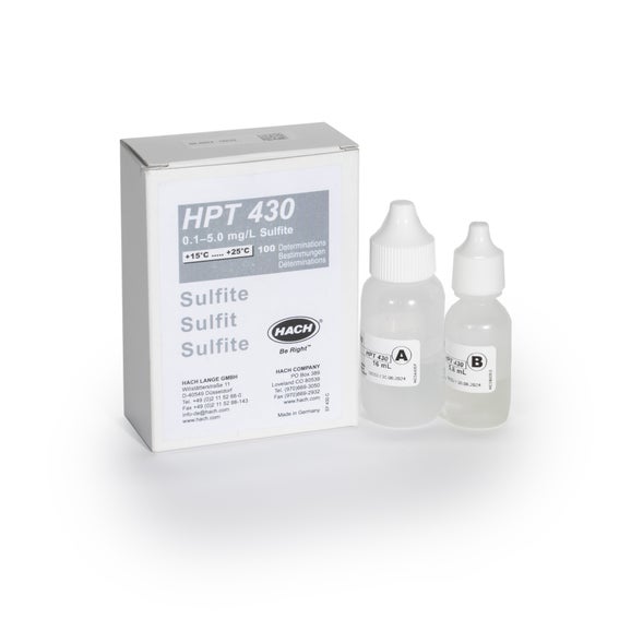 Sulfite reagent set 0.1-5.0 mg/L SO₃