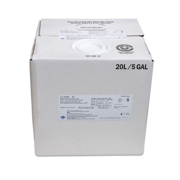 pH Buffer Solutions, pH 10, color-coded