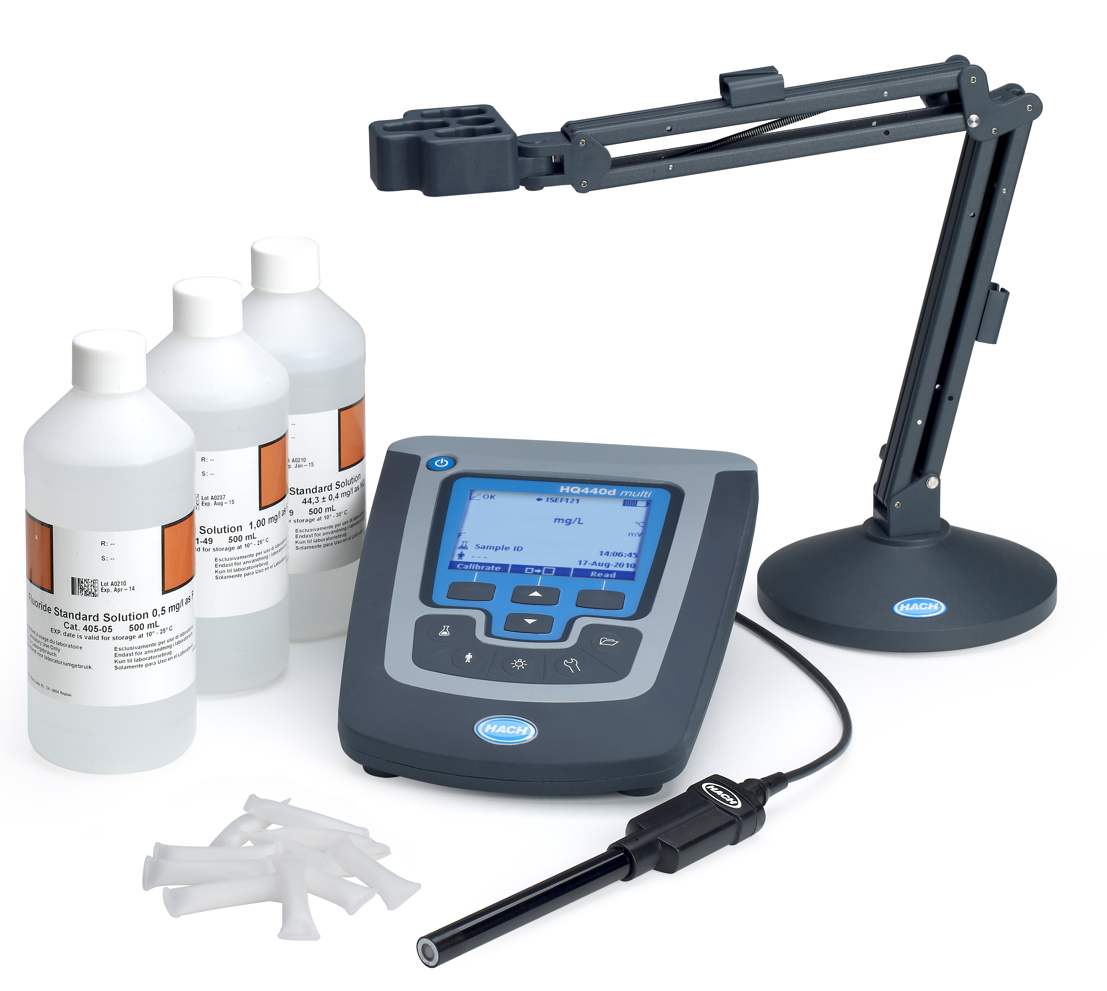 HQD HQ440D Laboratory Ammonium (NH₄⁺) Ion Meter Package with