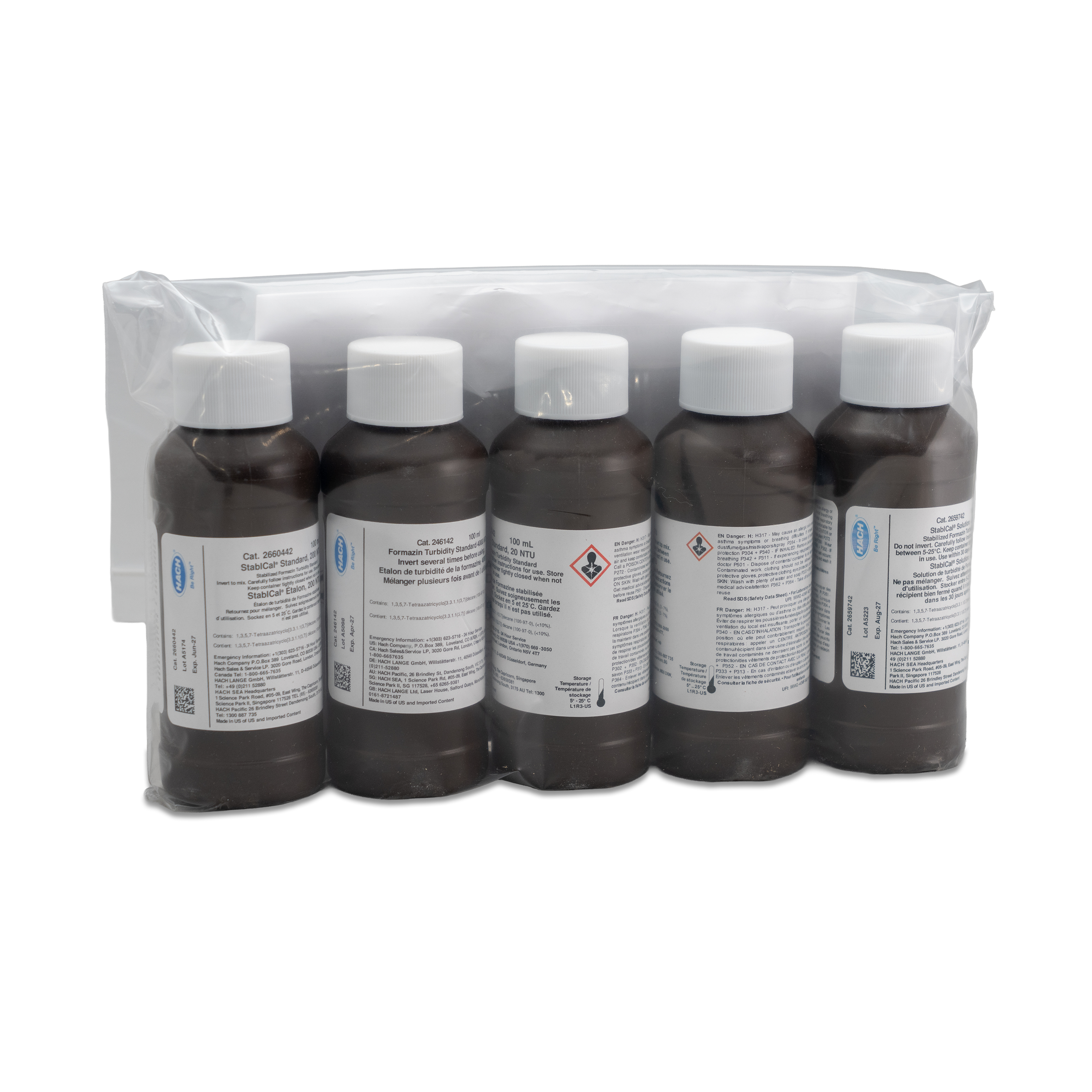Stablcal® Turbidity Standard, 200 NTU, 100 mL