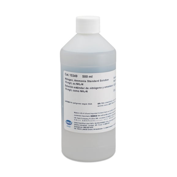 Ammonia Standard Solution, 10 mg/L, 500 mL